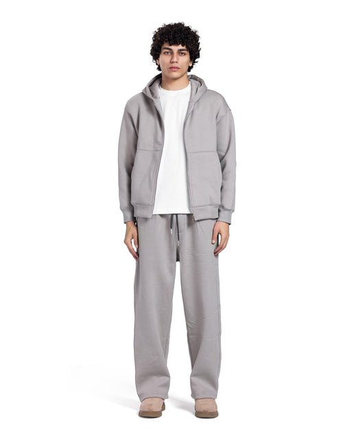 CATCH Light Grey Zip-Up Hoodie Set