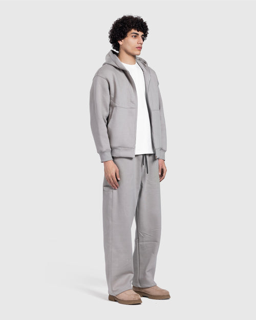 Grey Hooded Tracksuit