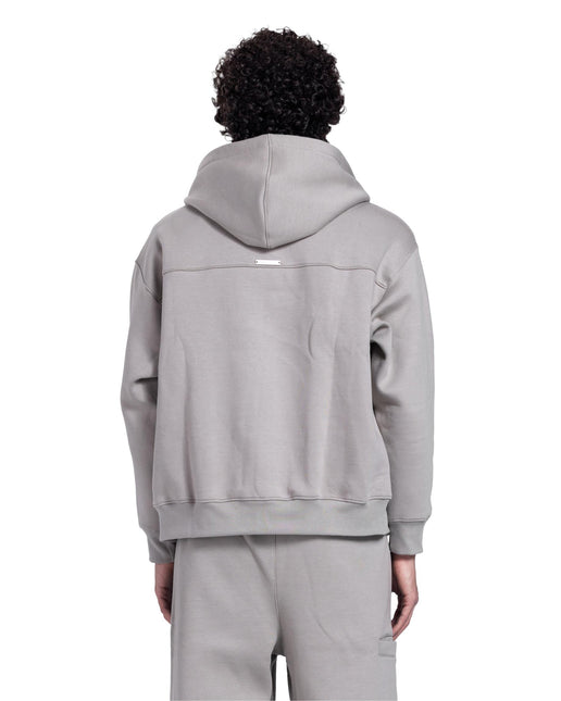 CATCH Light Grey Zip-Up Hoodie Set
