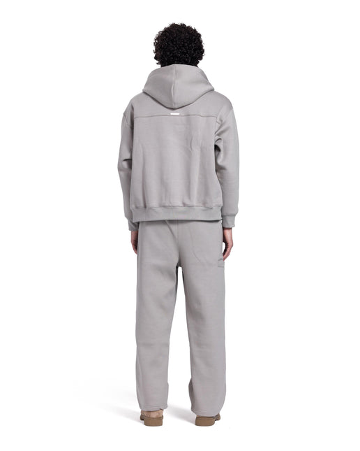 CATCH Light Grey Zip-Up Hoodie Set
