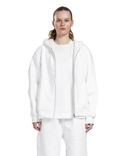 CATCH White Zip-Up Hoodie Set