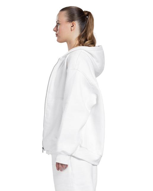 CATCH White Zip-Up Hoodie Set