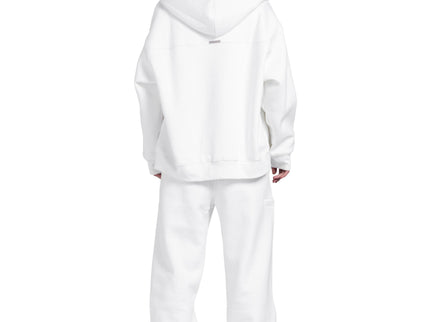 CATCH White Zip-Up Hoodie Set