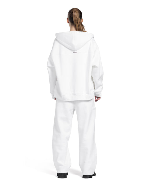 CATCH White Zip-Up Hoodie Set