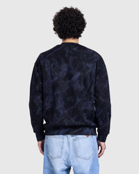 Dark mauve Patterned Crewneck