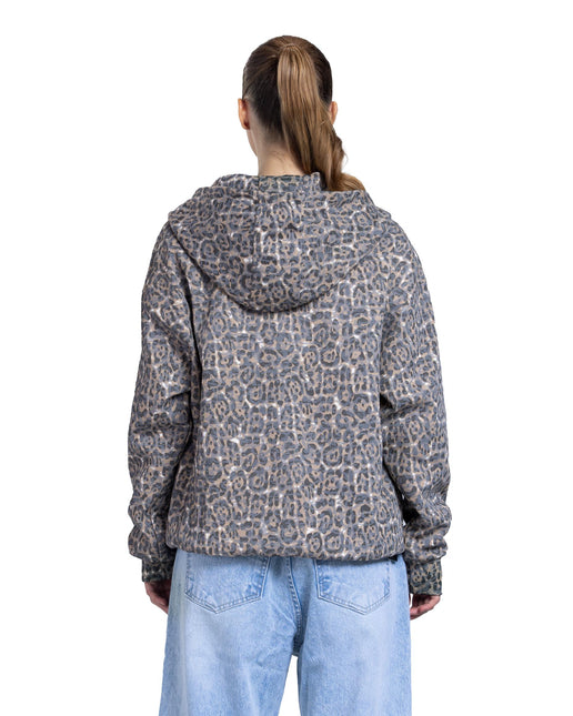 Abstract Pattern Zip-Up Hoodie