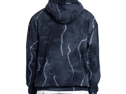 Marble Print Oversized Hoodie