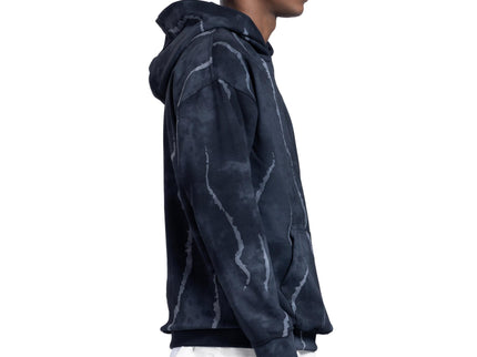 Marble Print Oversized Hoodie