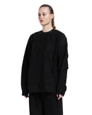 Black Patterned Crewneck sweatshirt