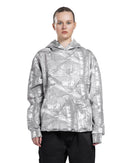 Beige patterned Hoodie