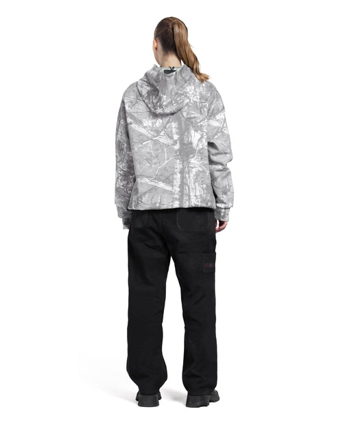 Beige patterned Hoodie