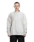 Beige Patterned Crewneck sweatshirt