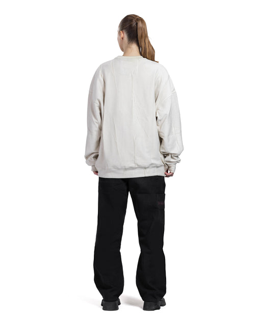 CATCH White “Flow Beauty” Graphic Sweatshirt