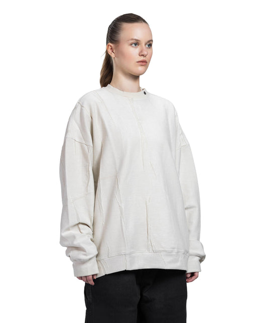 CATCH White “Flow Beauty” Graphic Sweatshirt