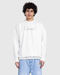 Printed Basic sweatshirt in White