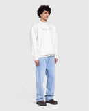 Printed Basic sweatshirt in White