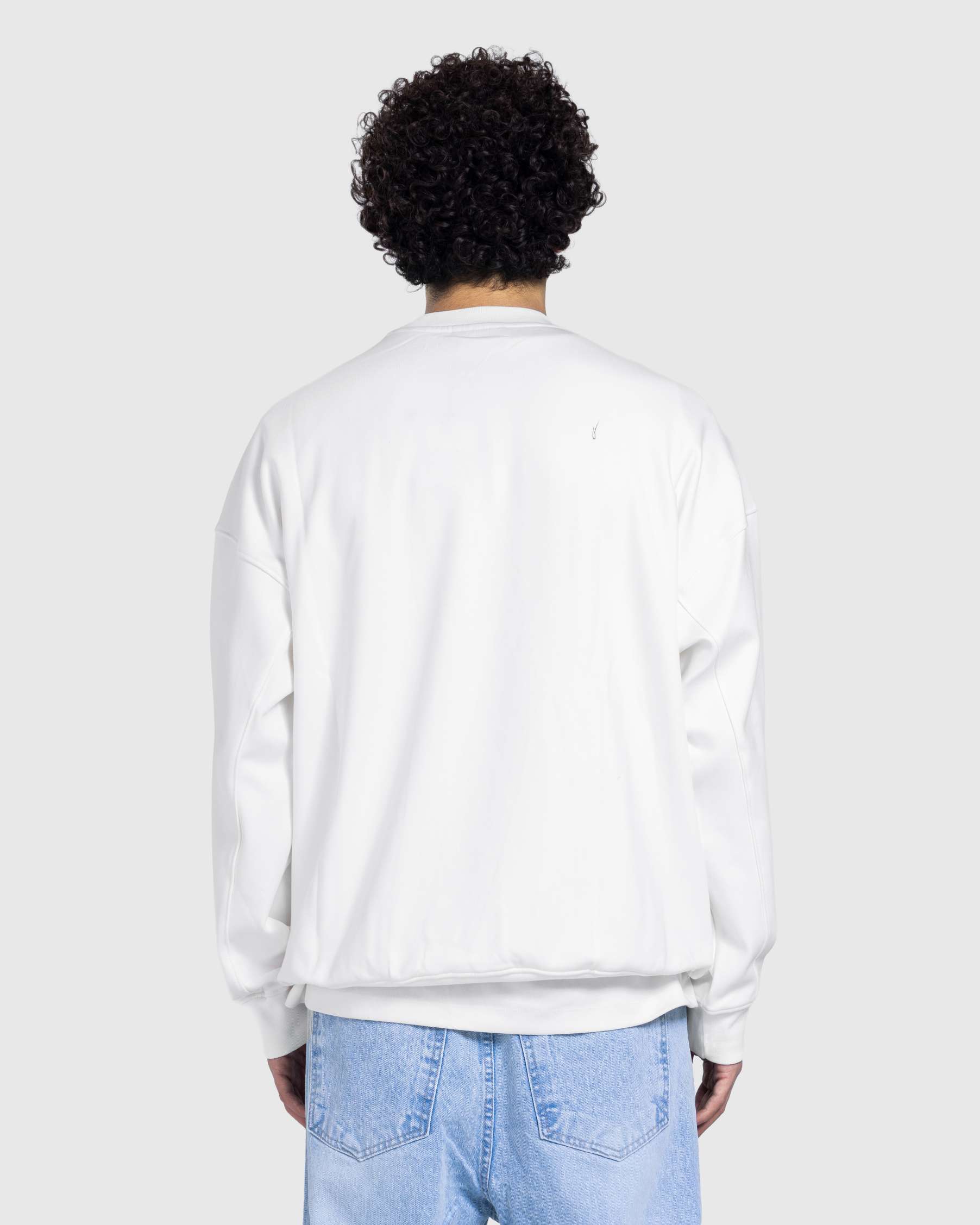 Printed Basic sweatshirt in White