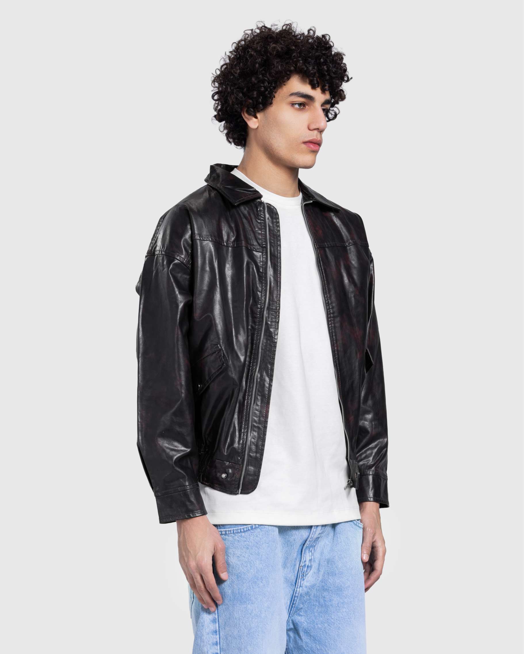 Burgundy Leather jacket