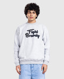 Printed basic sweatshirt in Gray