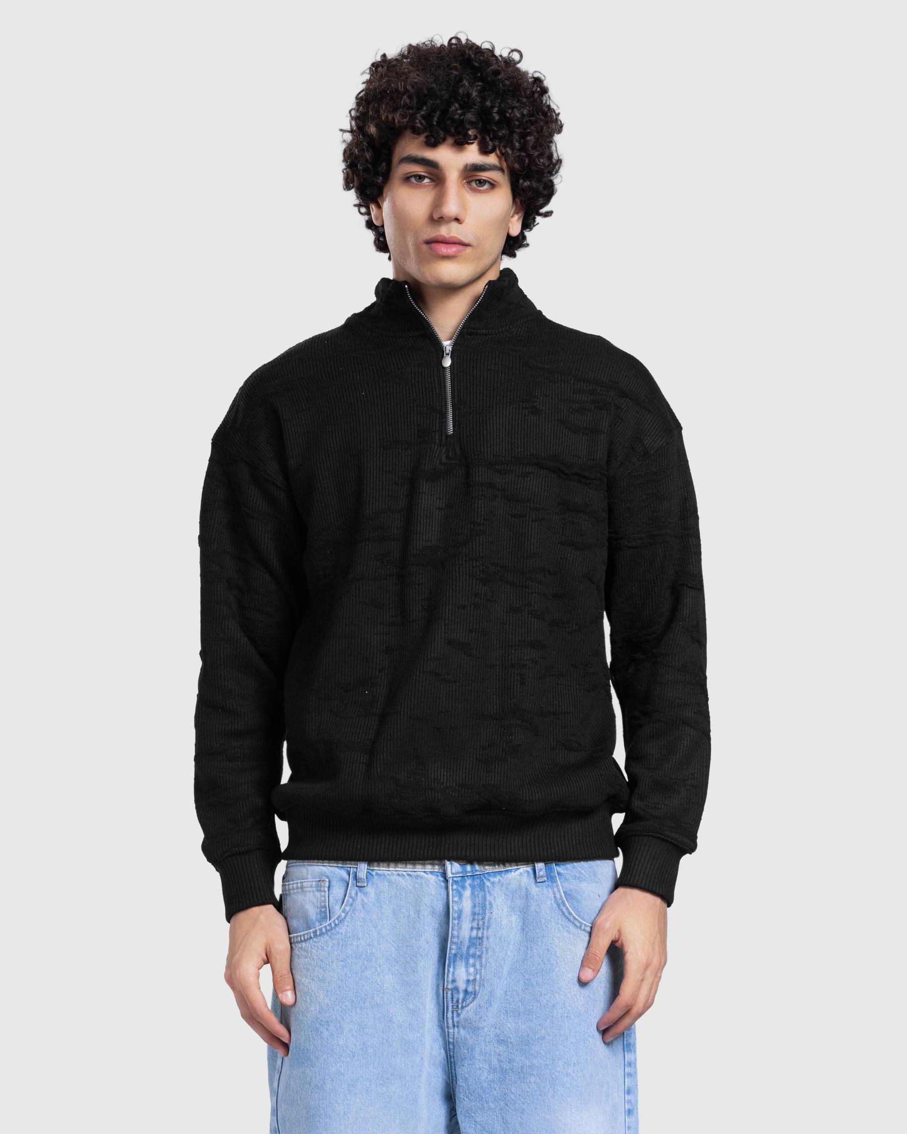 Black patterned Q-ZIP