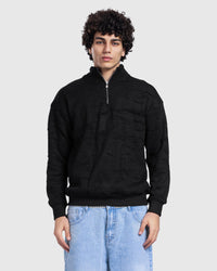 Black patterned Q-ZIP