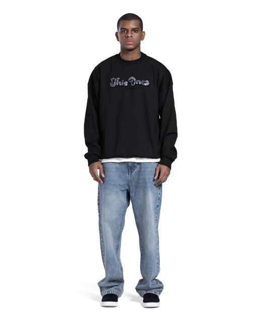 CATCH Midnight Pattern Crewneck Sweatshirt