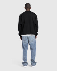 Printed Basic sweatshirt in Black