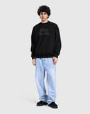 Printed Basic sweatshirt in Black