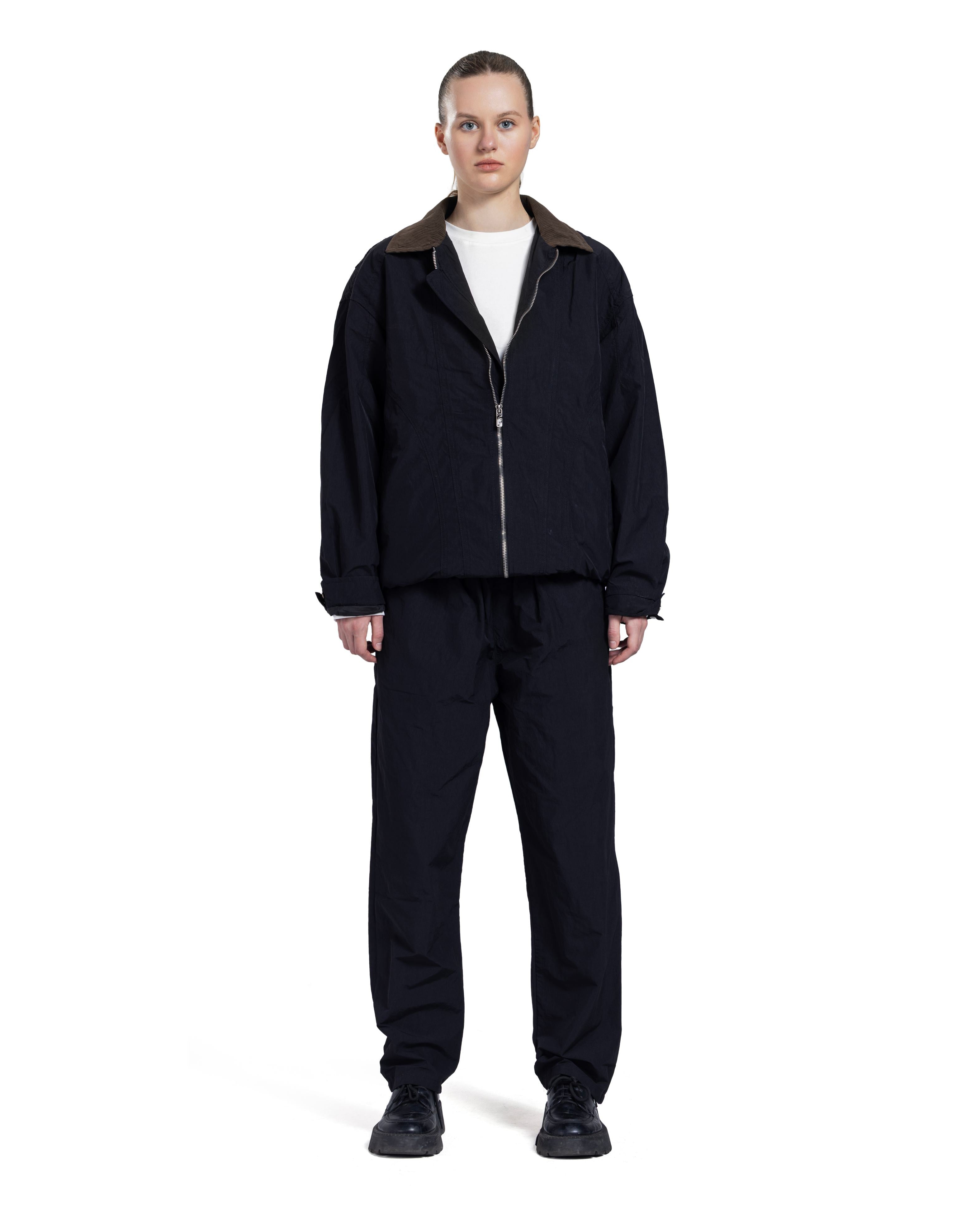 Navy Tracksuit with fur Neck