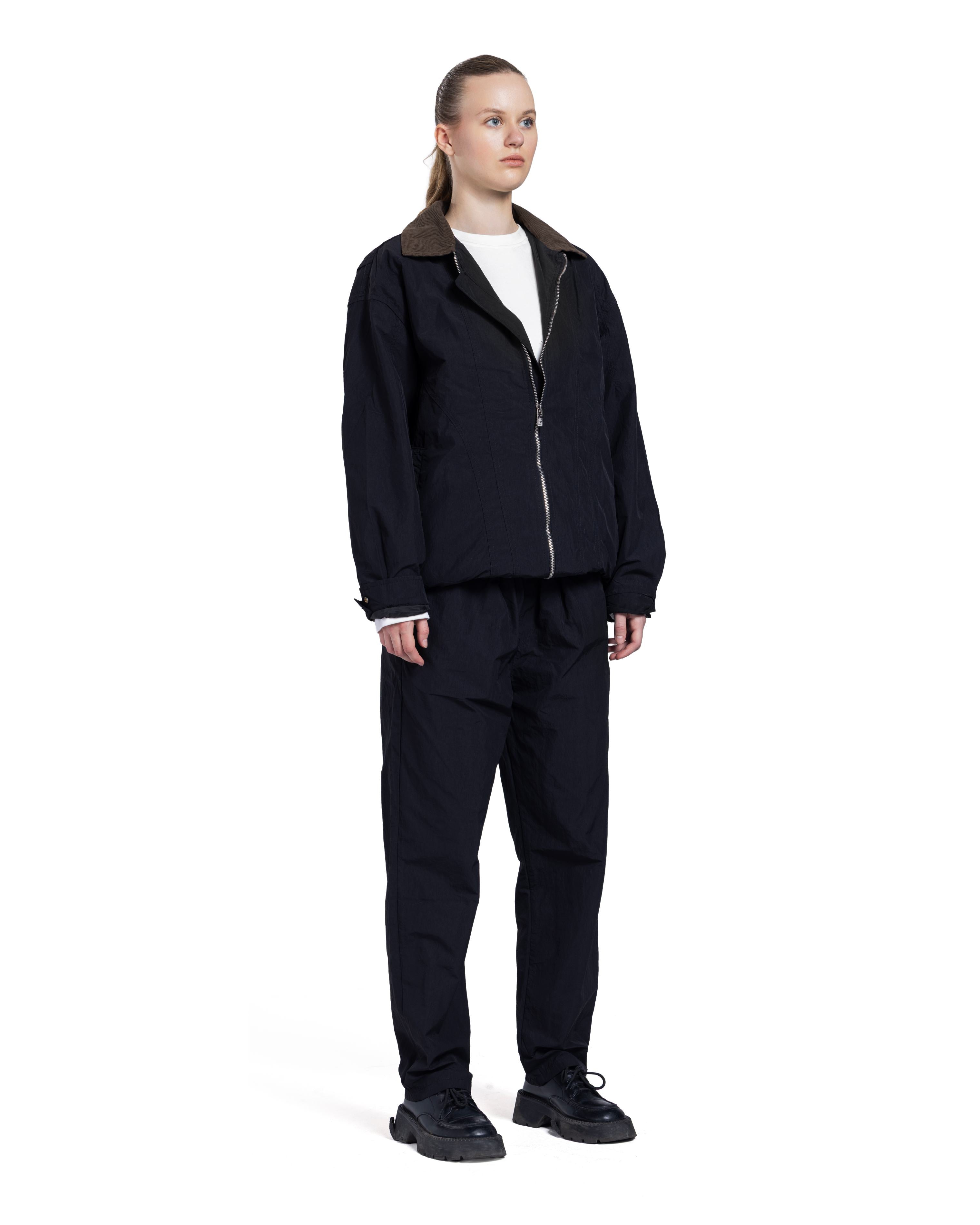 Navy Tracksuit with fur Neck