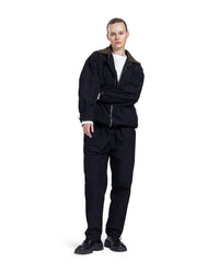 Navy Tracksuit with fur Neck
