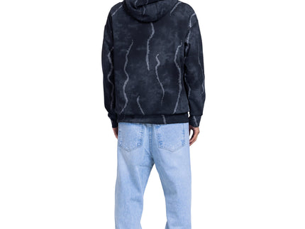Marble Print Oversized Hoodie
