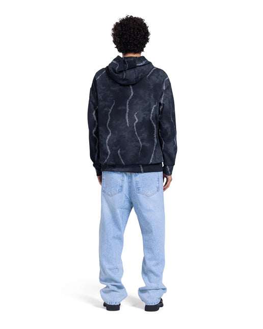 Marble Print Oversized Hoodie