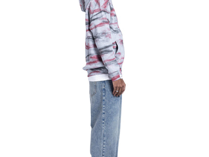Abstract Wave Zip-Up Hoodie