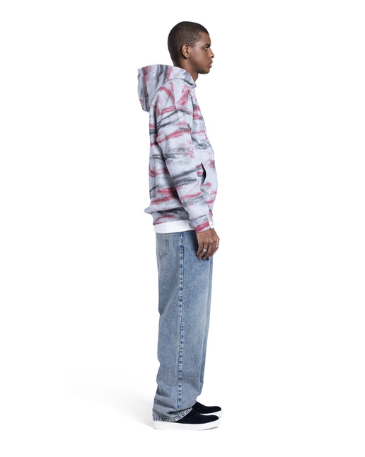 Abstract Wave Zip-Up Hoodie