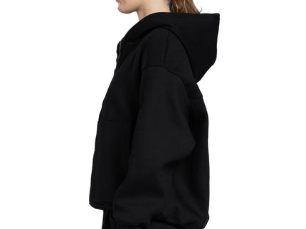 CATCH Black Zip-Up Hoodie