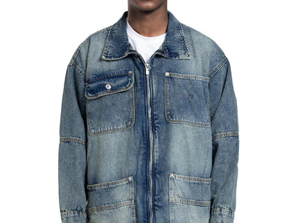 Catch Multi-Pocket Denim Utility Jacket