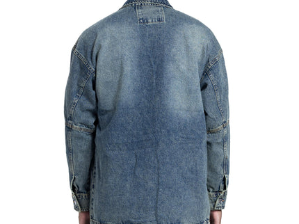 Catch Multi-Pocket Denim Utility Jacket