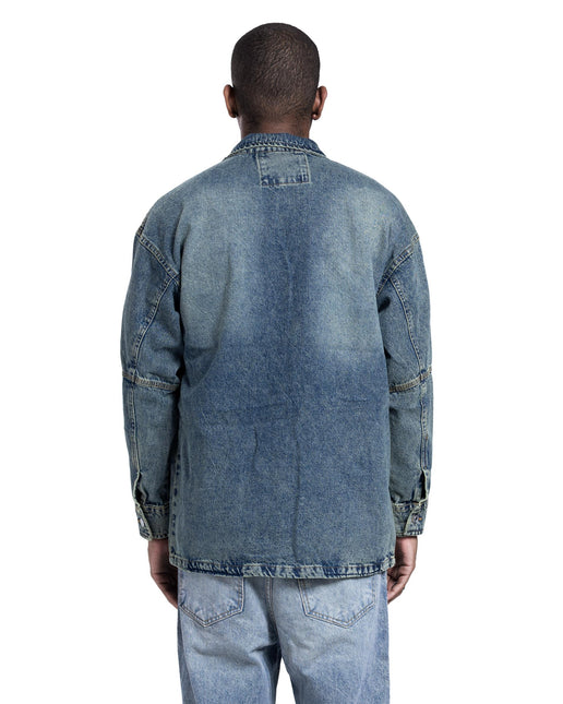 Catch Multi-Pocket Denim Utility Jacket