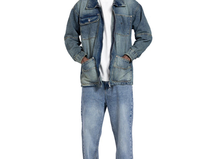 Catch Multi-Pocket Denim Utility Jacket