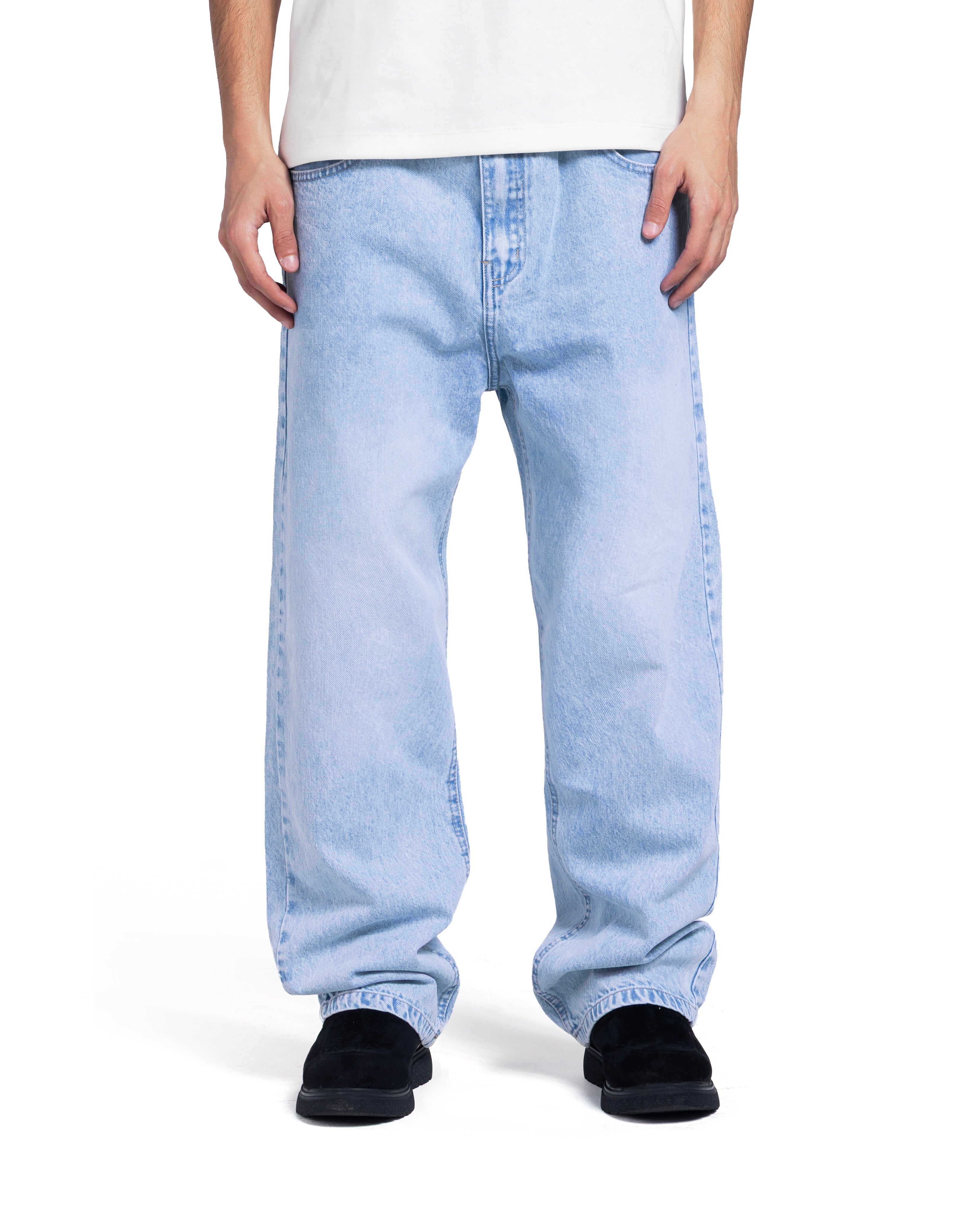 Light Blue Baggy Denim Jeans