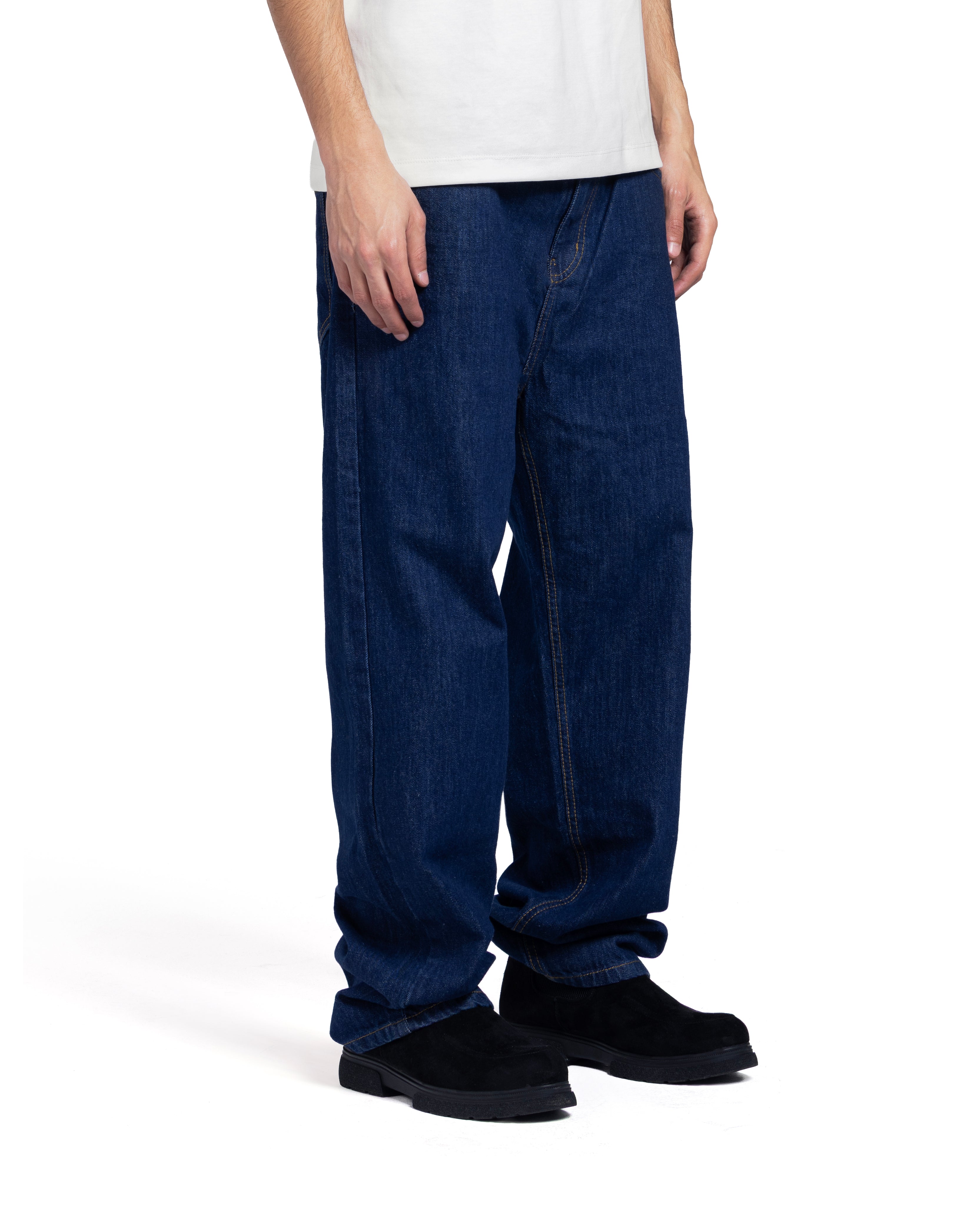Navy Blue Baggy Denim
