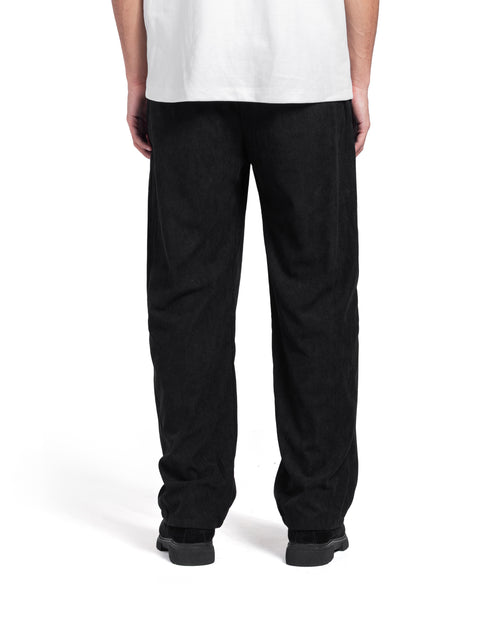 Black Corduroy Baggy Pants