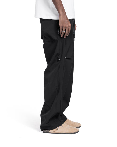 Black soft cargo pant