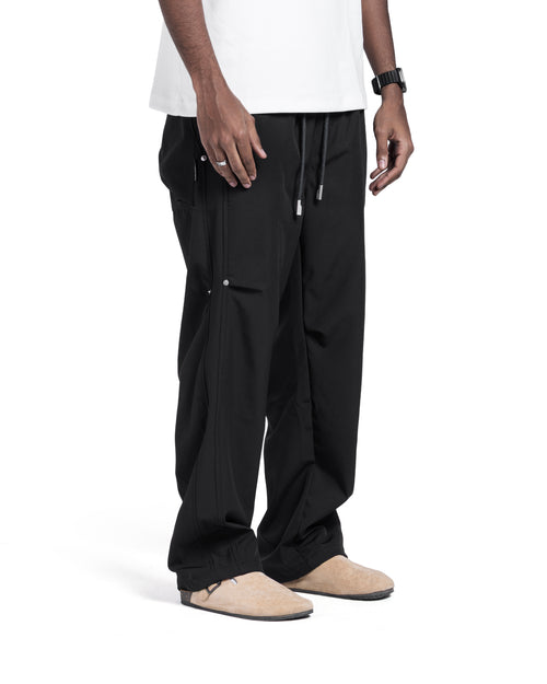 Black soft cargo pant