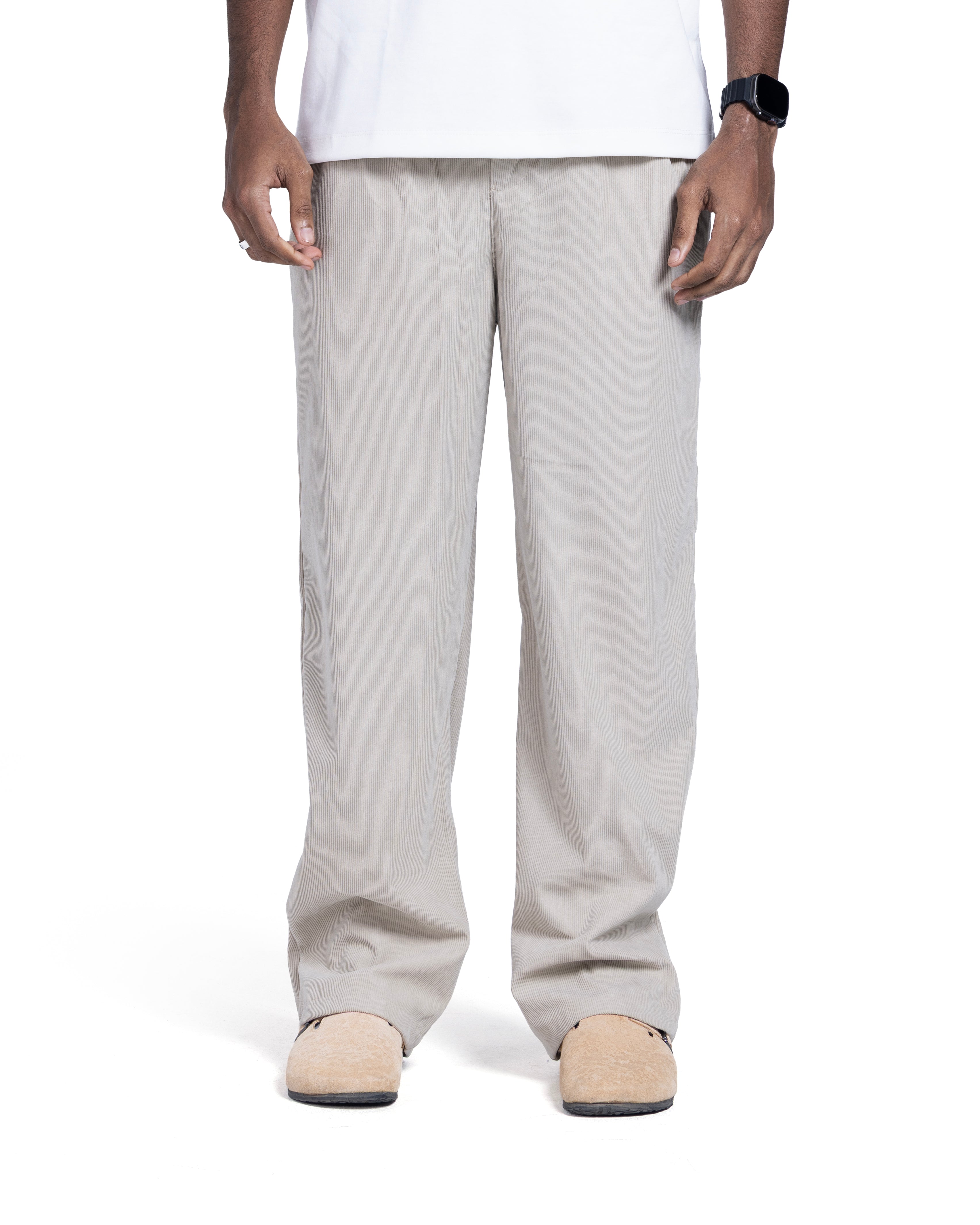 Relaxed Fit Beige Pants
