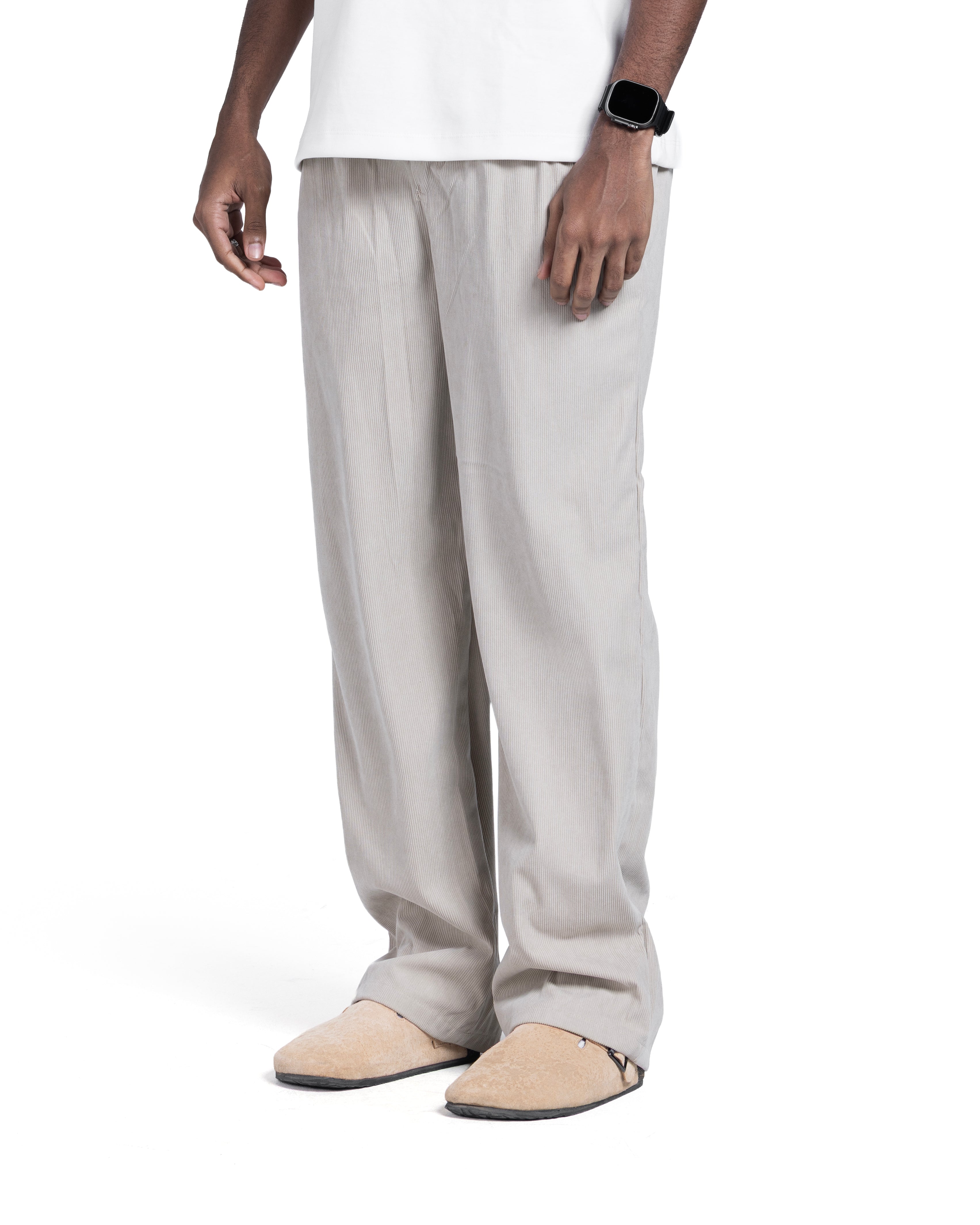 Relaxed Fit Beige Pants