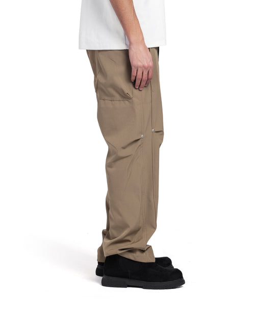 Beige soft cargo pant