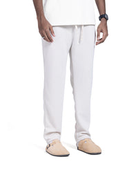 Standard Fit White sweatpants