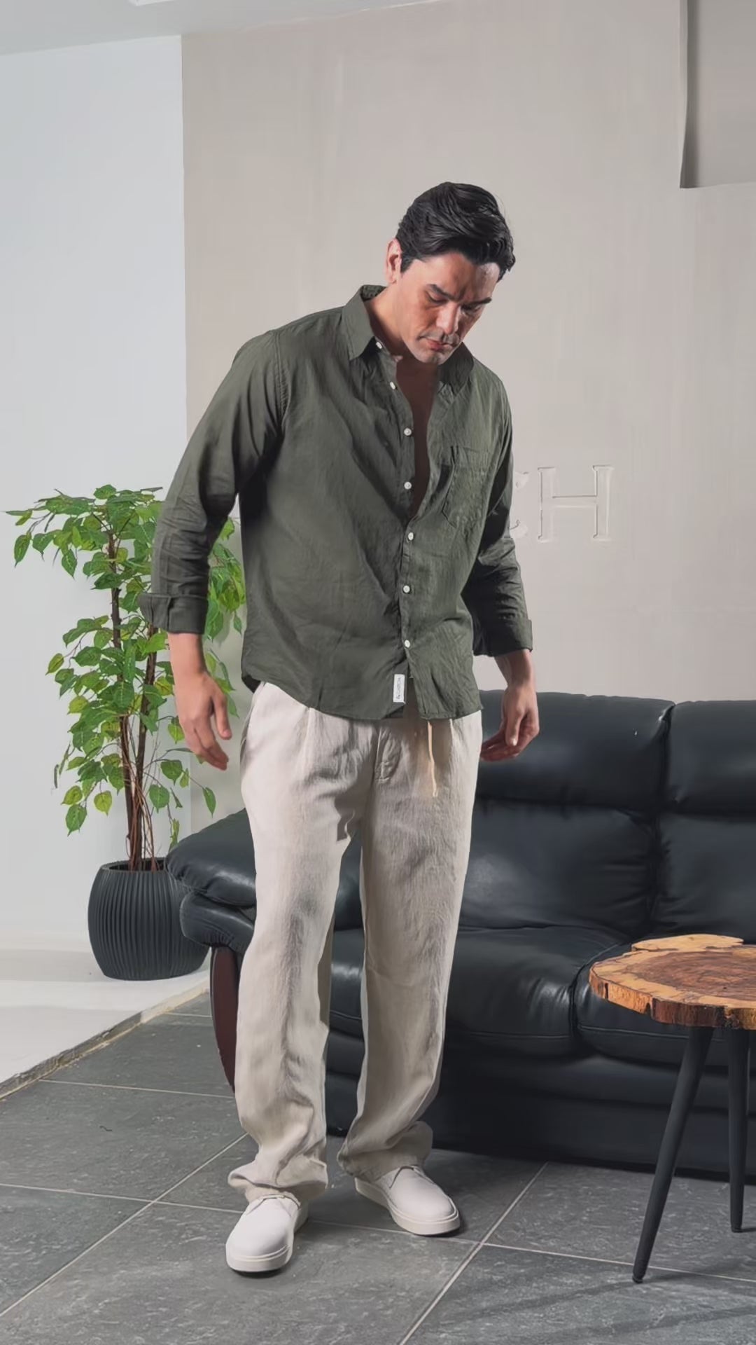 Premium Linen Long Sleeve Shirt